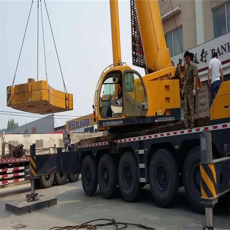 曲周县当地吊车出租|机器吊装|75吨|工厂搬迁服务